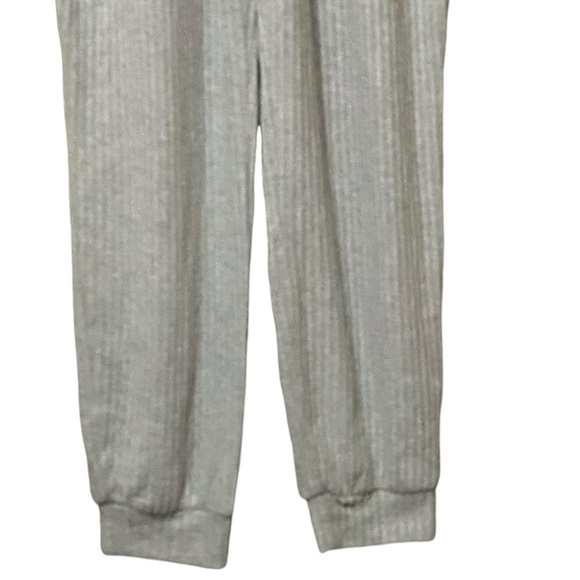 Spiritual Gangster Emma Ribbed Drawstring Waist Jumpsuit Women Small 6 Grey NWOT - Picture 10 of 13